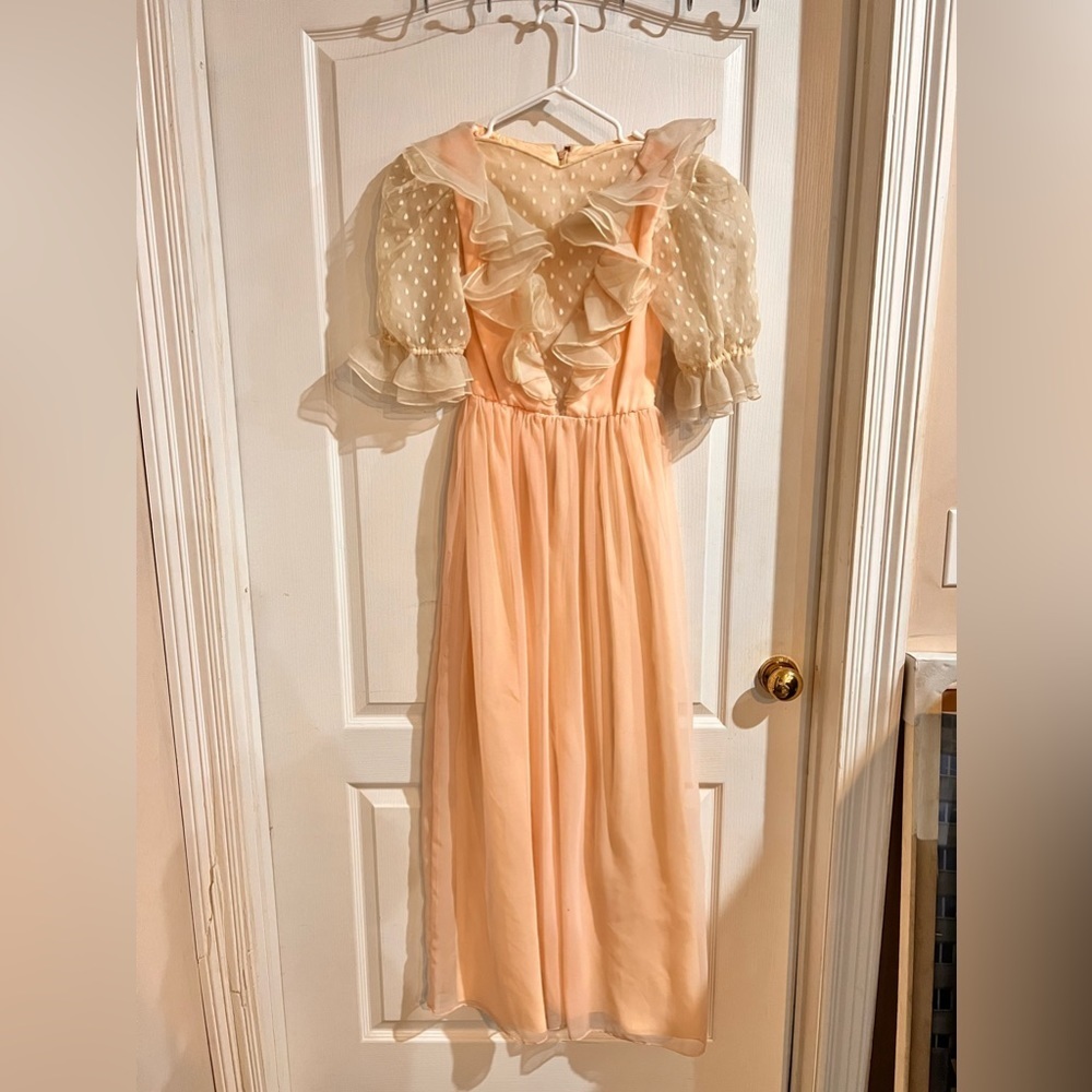FINAL PRICE Vintage Dessy New York Pink Dress